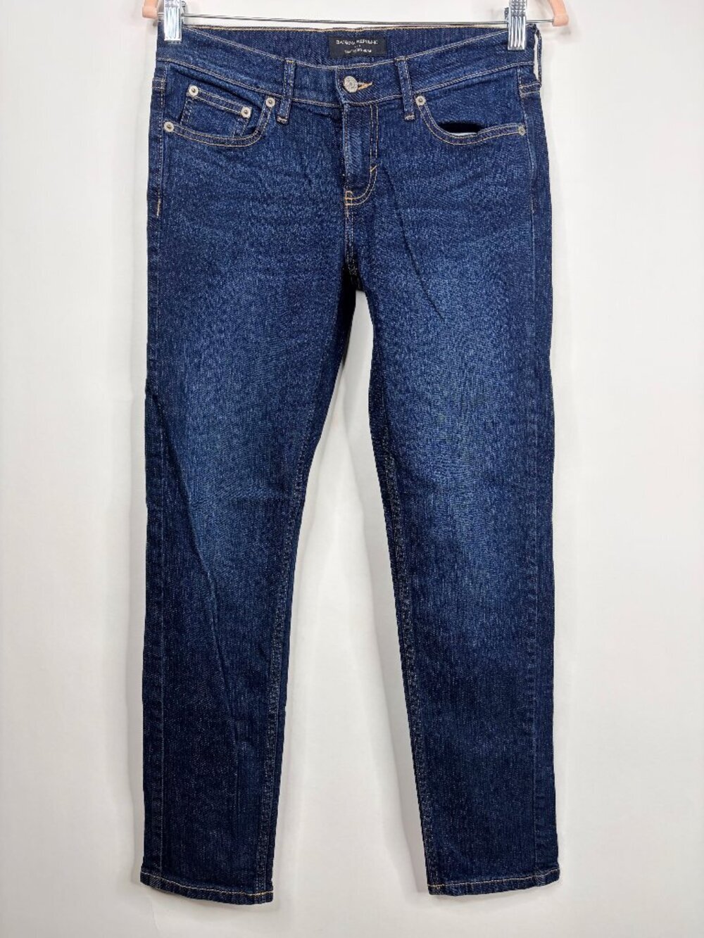 Banana Republic Girlfriend Jean Dark Authentic 25 #A2774 - Picture 2 of 7